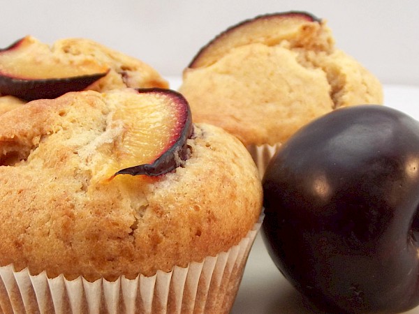 Apfel-Pflaumen-Muffins