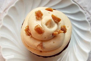 Salz-Karamell-Cupcake