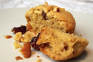 Asiatische Curry-Muffins aufgeschnitten