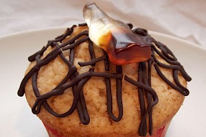 Cola-Muffin mit Nüssen