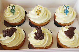 Eierlikör-Cupcakes zu Ostern