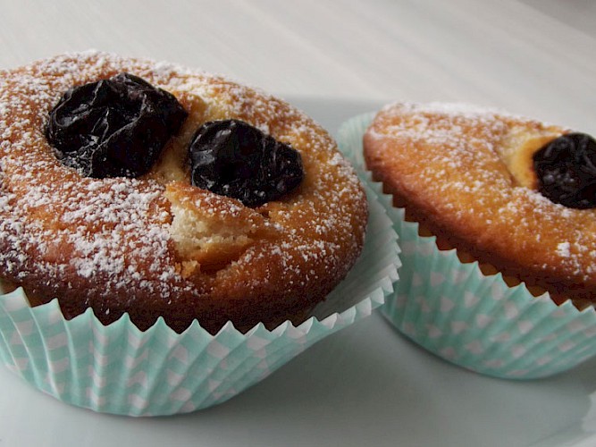 Kirsch-Ricotta-Muffins