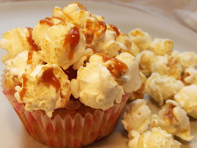 Popcorn-Cupcakes