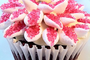 Blumen-Cupcake