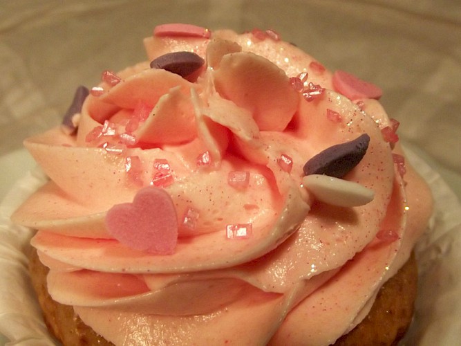 Cupcakes zum Valentinstag